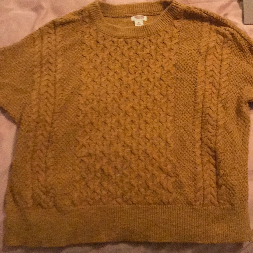 Mustard color sweater
